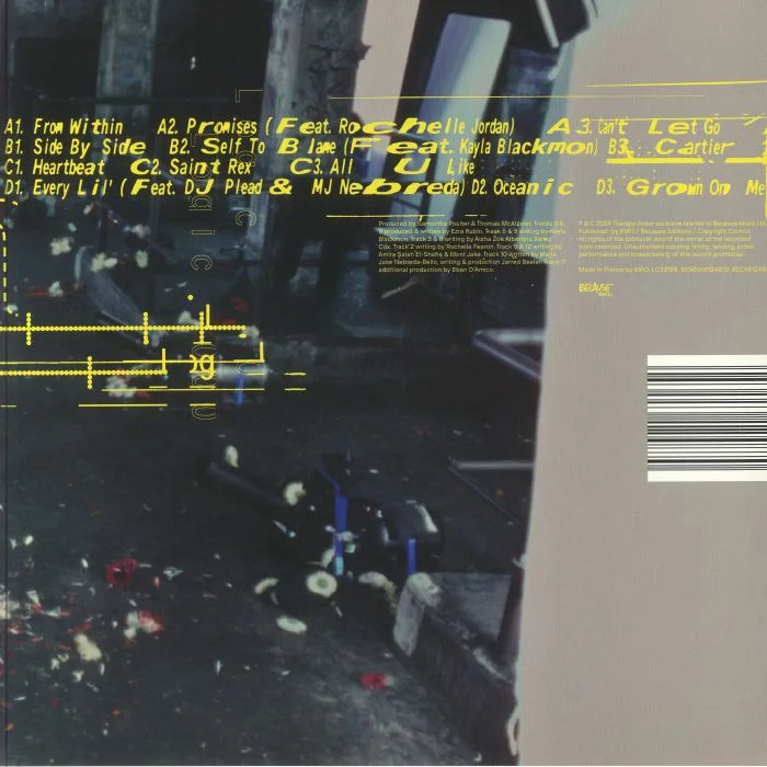 Back cover — Logic1000 — Mother LP 2x12"