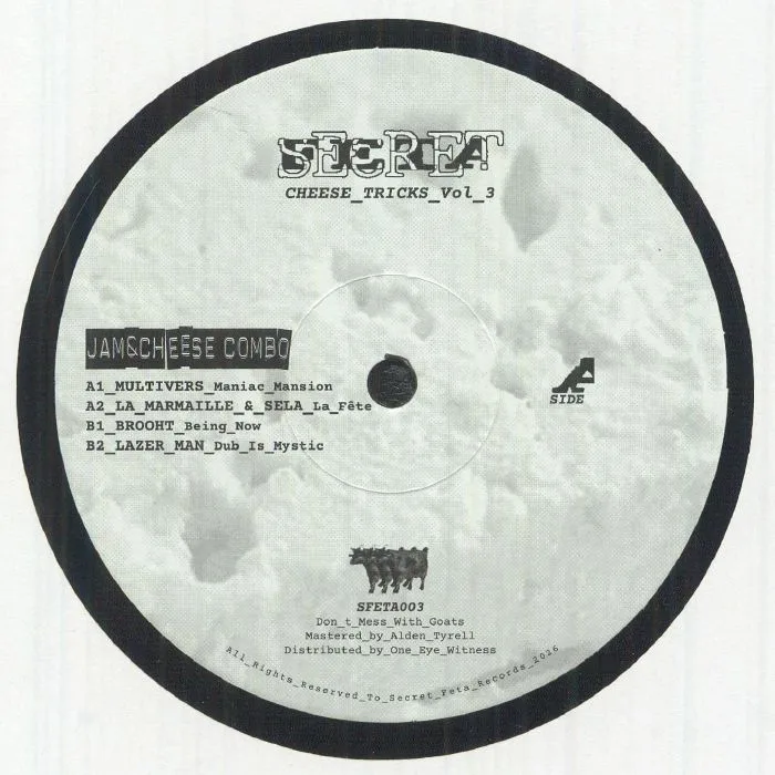 Front cover — MULTIVERS / LA MARMAILLE & SELA / BROOH / LAZER MAN — Cheese Tricks Vol 3