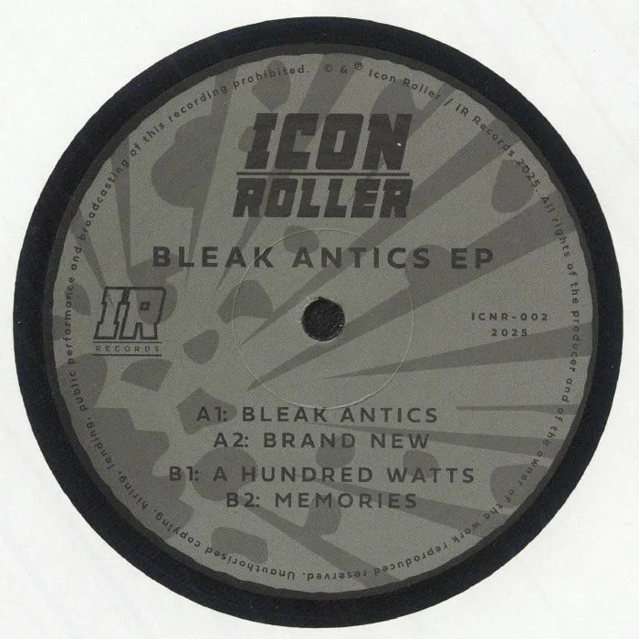 Лицевая сторона обложки — ICON ROLLER — Bleak Antics EP