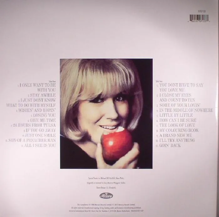 Обратная сторона обложки — DUSTY SPRINGFIELD — The Silver Collection (reissue)