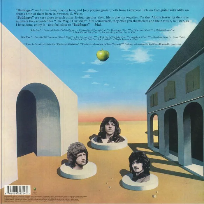 Back cover — BADFINGER — Magic Christian Music (National Album Day 2025)