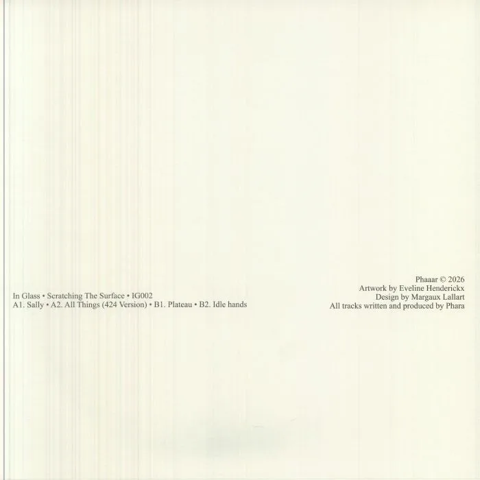 Back cover — IN GLASS — Scratching The Surface