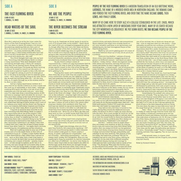 Back cover — WORK MONEY DEATH — People Of The Fast Flowing River