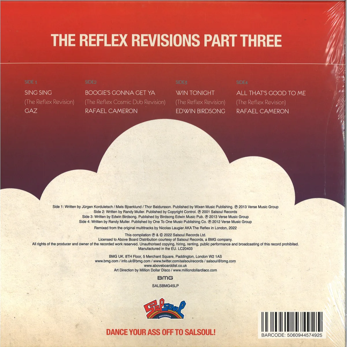 Обратная сторона обложки — Various — The Reflex Revisions Part 3 (2x12")