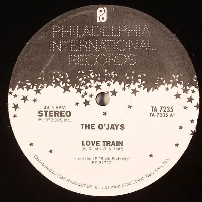 Front cover — The O JAYS — Love Train