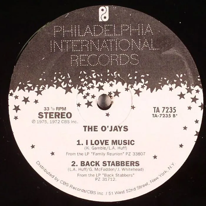 Back cover — The O JAYS — Love Train