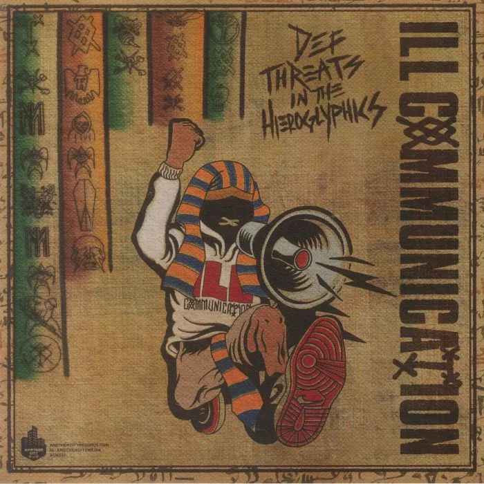 Back cover — ILL COMMUNICATION — Ode To The Old Gods / Def Threats In The Hieroglyphics
