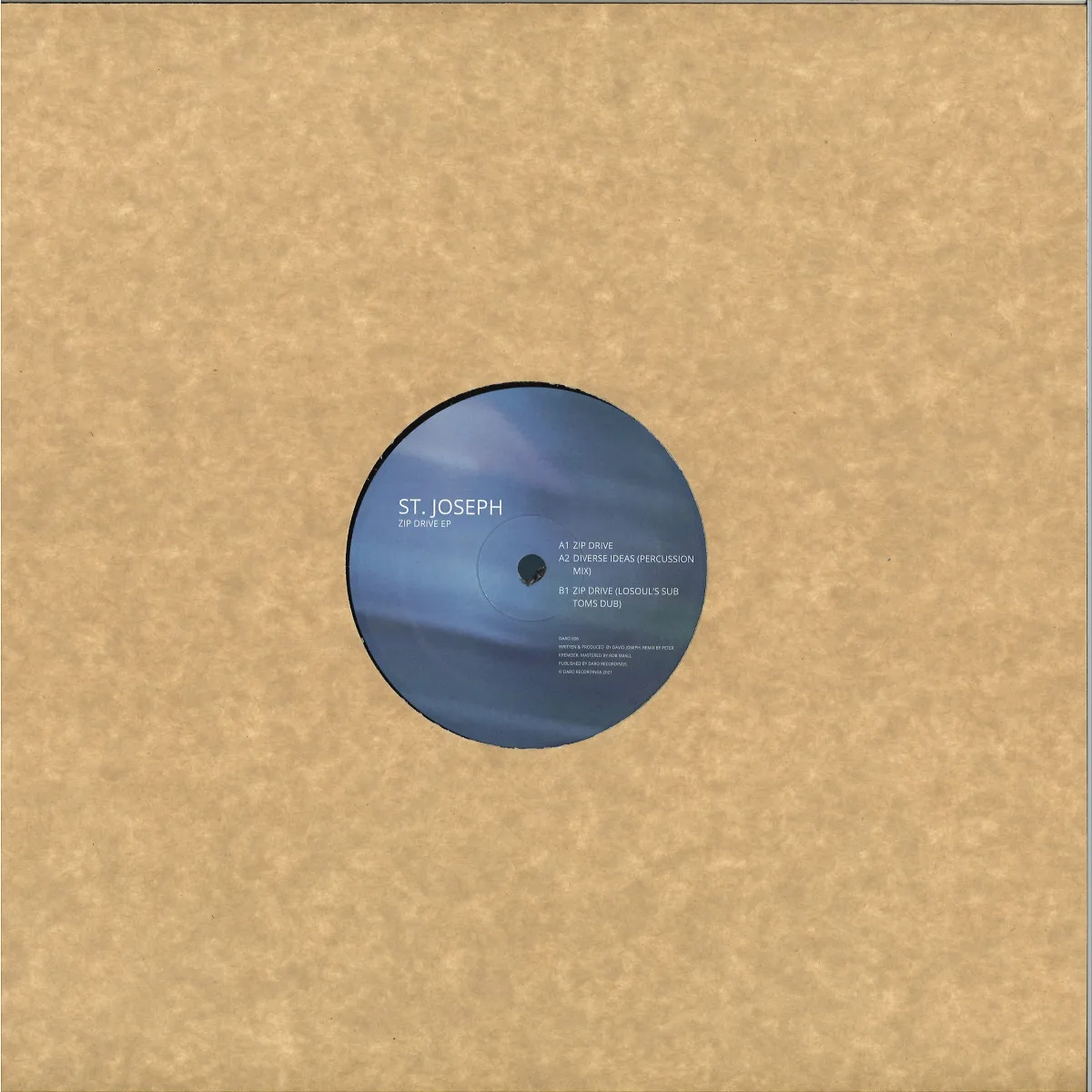 Обратная сторона обложки — St. Joseph — Zip Drive EP