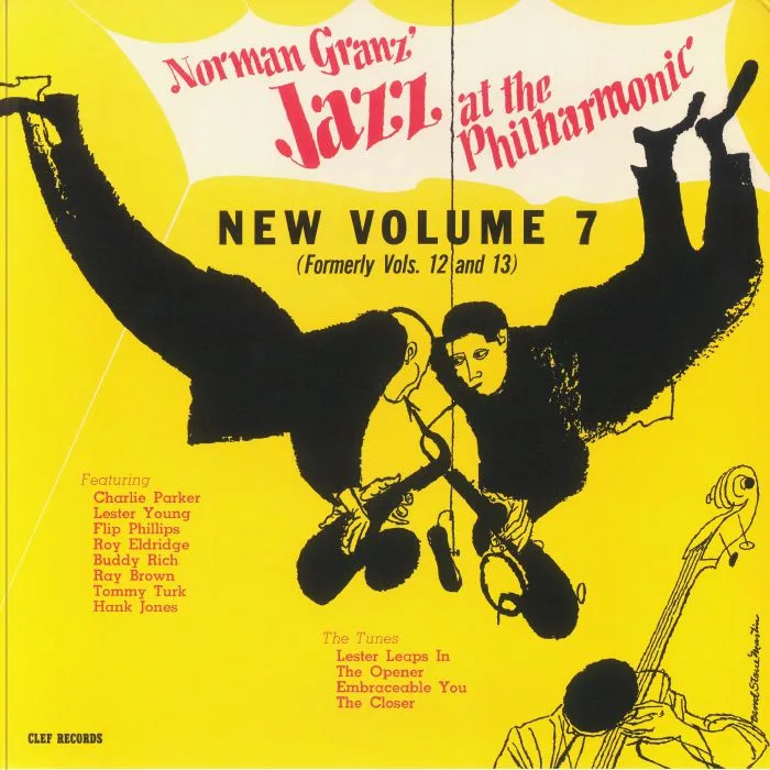Лицевая сторона обложки — Norman GRANZ / VARIOUS — Jazz At The Philharmonic New Volume 7: Formerly Vols 12 & 13 (75th Anniversary Edition) (Record Store Day RSD 2024)