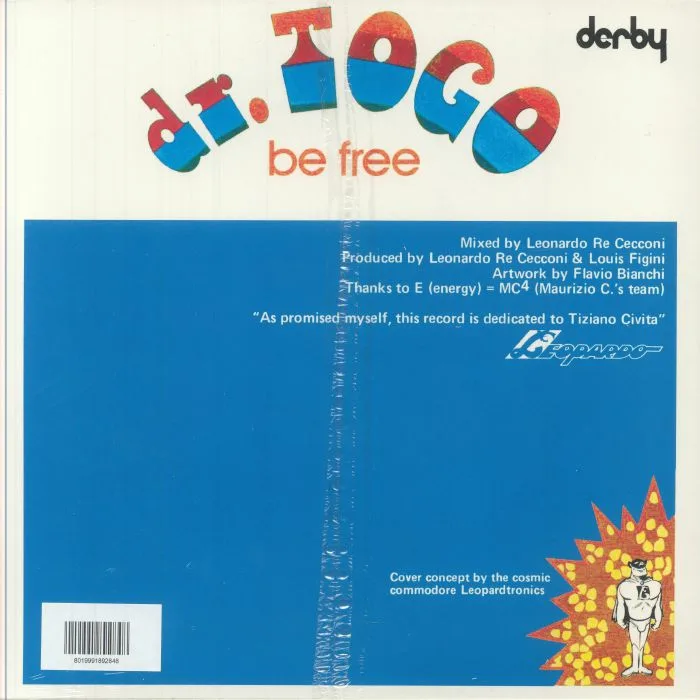 Обратная сторона обложки — DR TOGO — Be Free (reissue)
