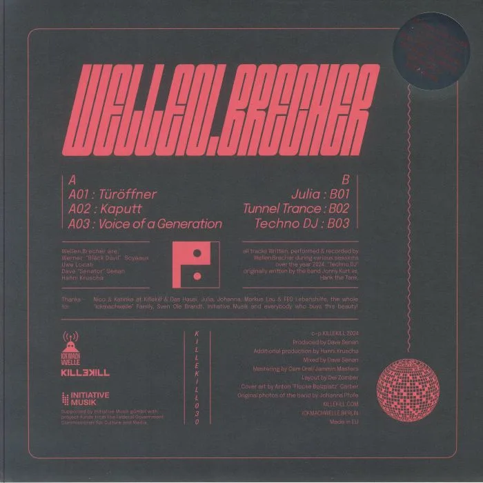 Обратная сторона обложки — WELLEN BRECHER — Liebeserklarung