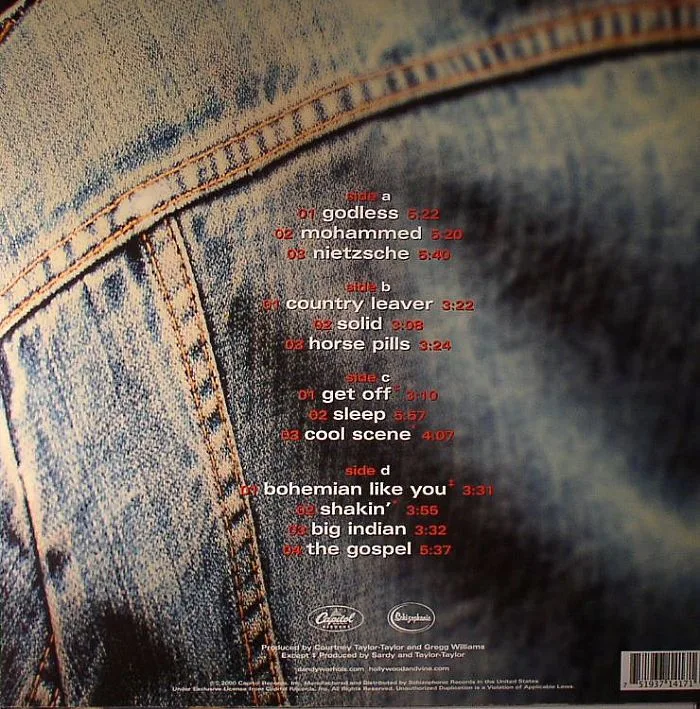 Back cover — The DANDY WARHOLS — Thirteen Tales From Urban Bohemia