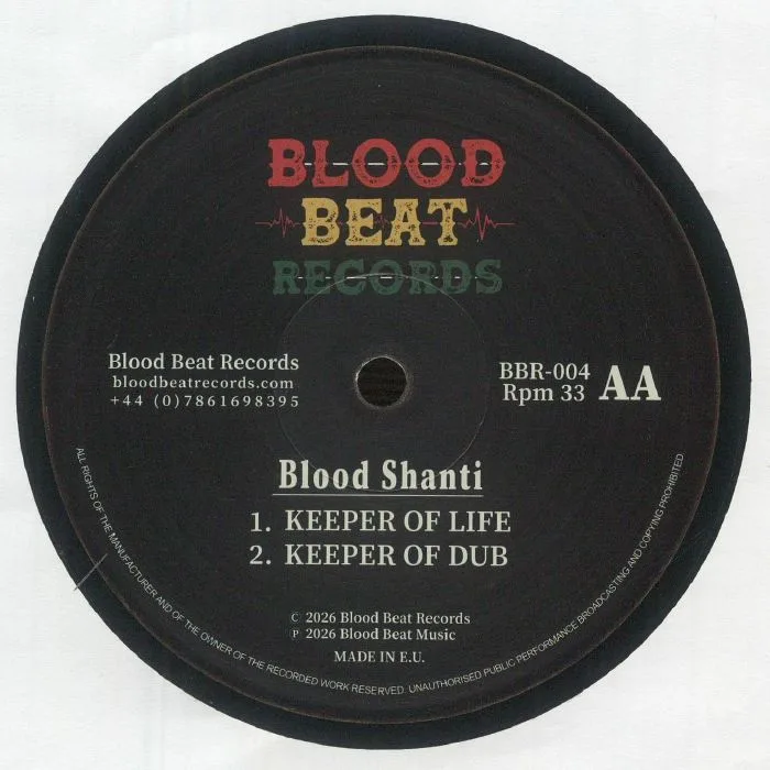 Обратная сторона обложки — BLOOD SHANTI — Blood Drop
