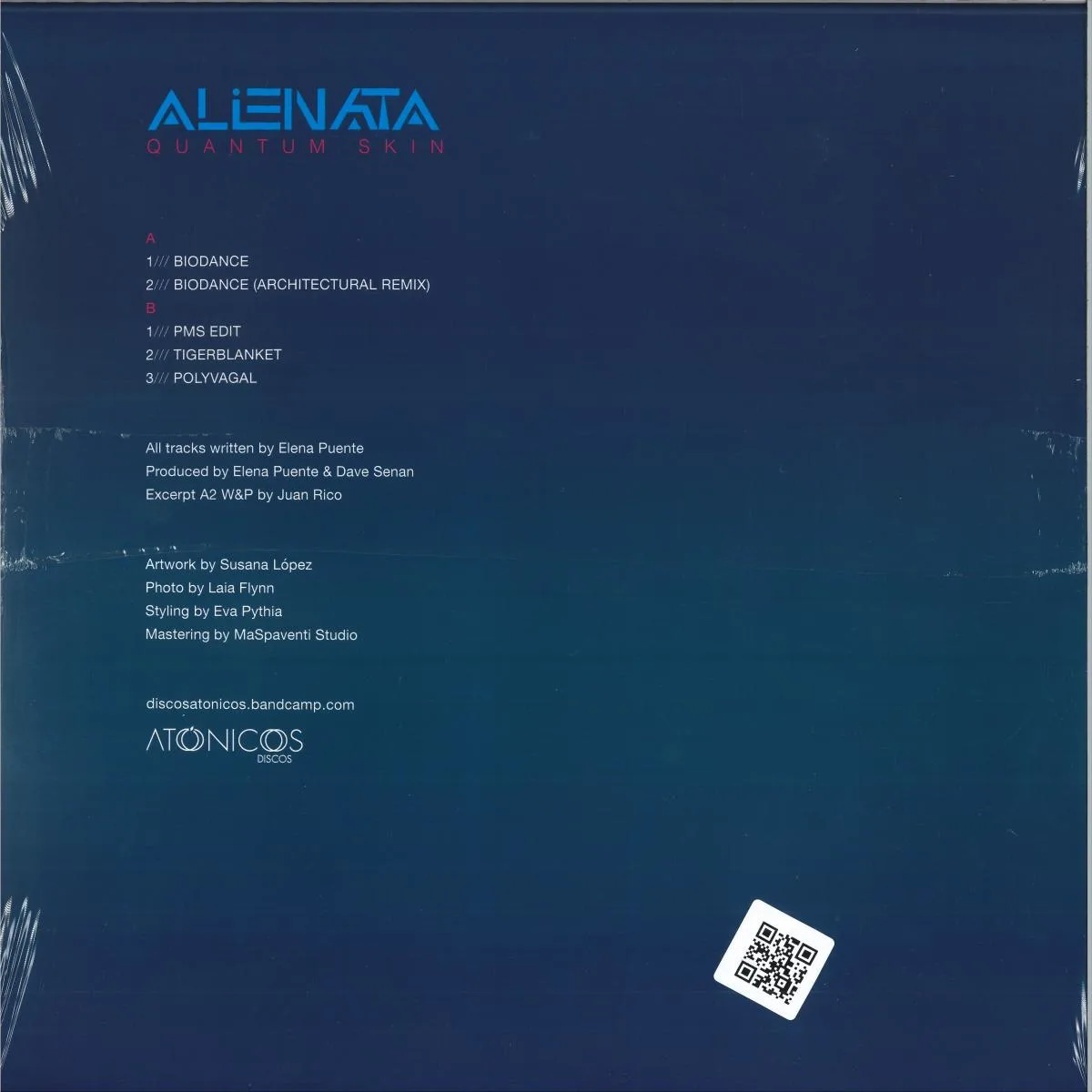 Обратная сторона обложки — Alienata — Quantum Skin