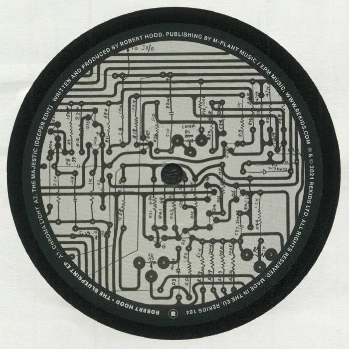 Лицевая сторона обложки — Robert HOOD — The Blueprint EP
