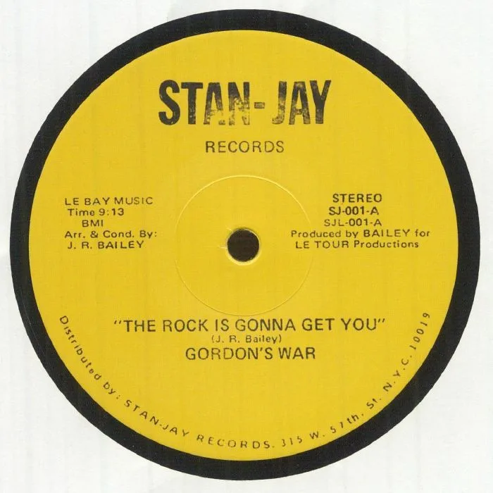 Front cover — GORDON'S WAR — The Rock Is Gonna Get You (reissue)