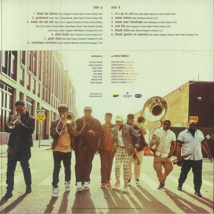 Обратная сторона обложки — SOUL REBELS — Poetry In Motion
