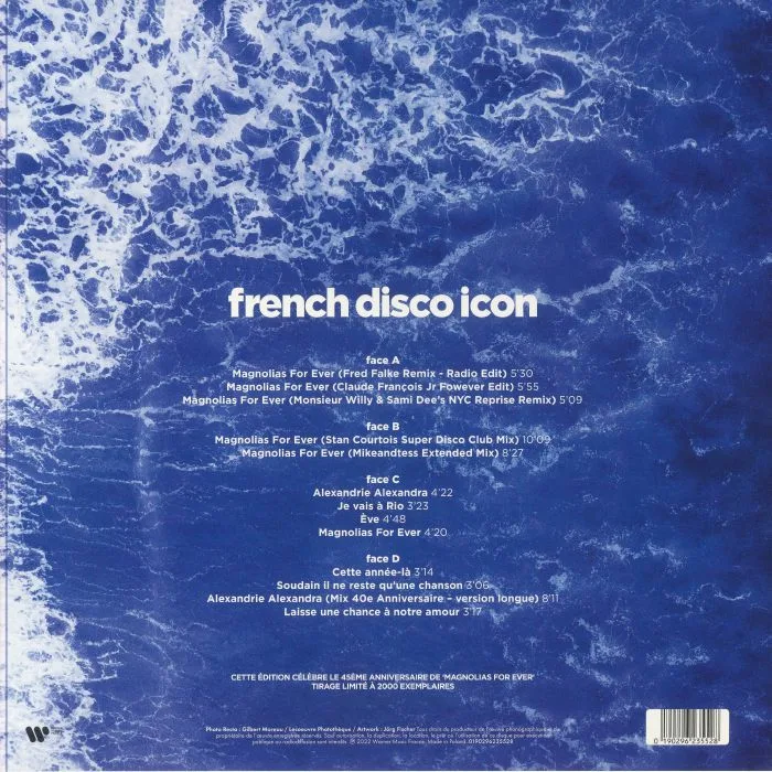 Back cover — Claude FRANCOIS — French Disco Icon