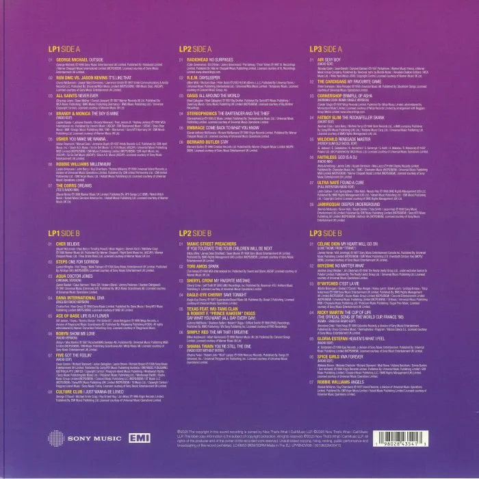Back cover — VARIOUS — NOW: Yearbook 1998