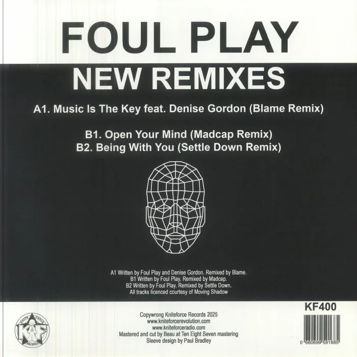 Обратная сторона обложки — FOUL PLAY — New Remixes
