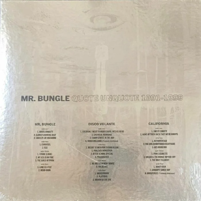 Обратная сторона обложки — MR BUNGLE — Quote Unquote 1991-1999