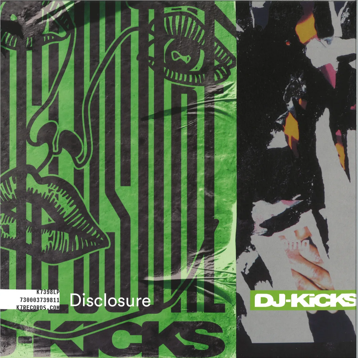 Обратная сторона обложки — Disclosure — DJ-Kicks - Green Colored 2x12"