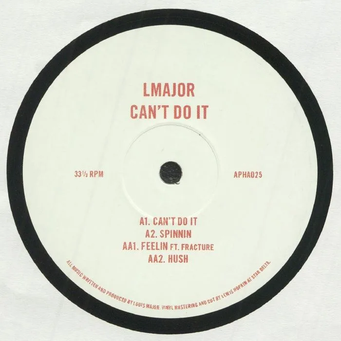 Front cover — LMAJOR — Can't Do It
