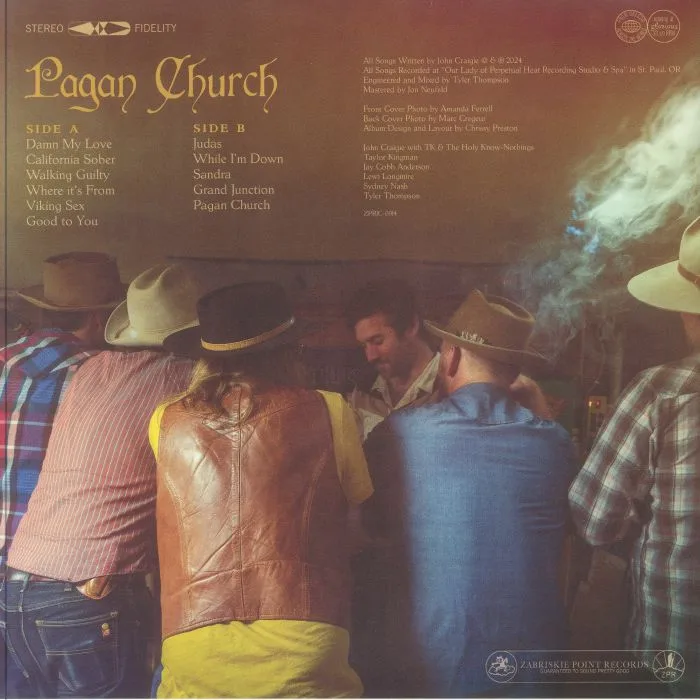 Обратная сторона обложки — John CRAIGIE — Pagan Church