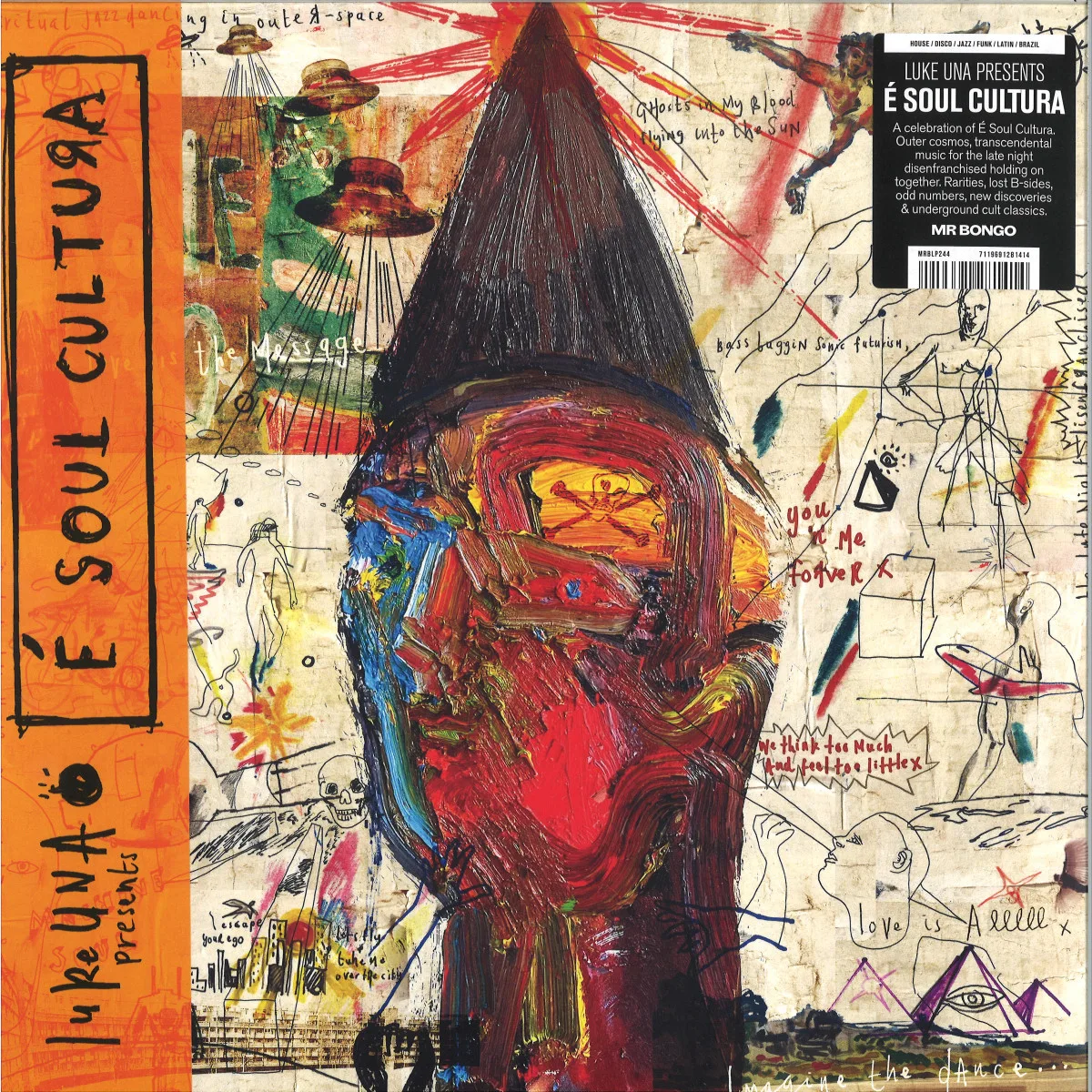 Front cover — Luke Unapresents — E Soul Cultura LP 2x12"
