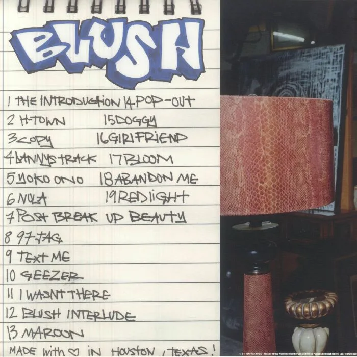 Back cover — KEVIN ABSTRACT — Blush