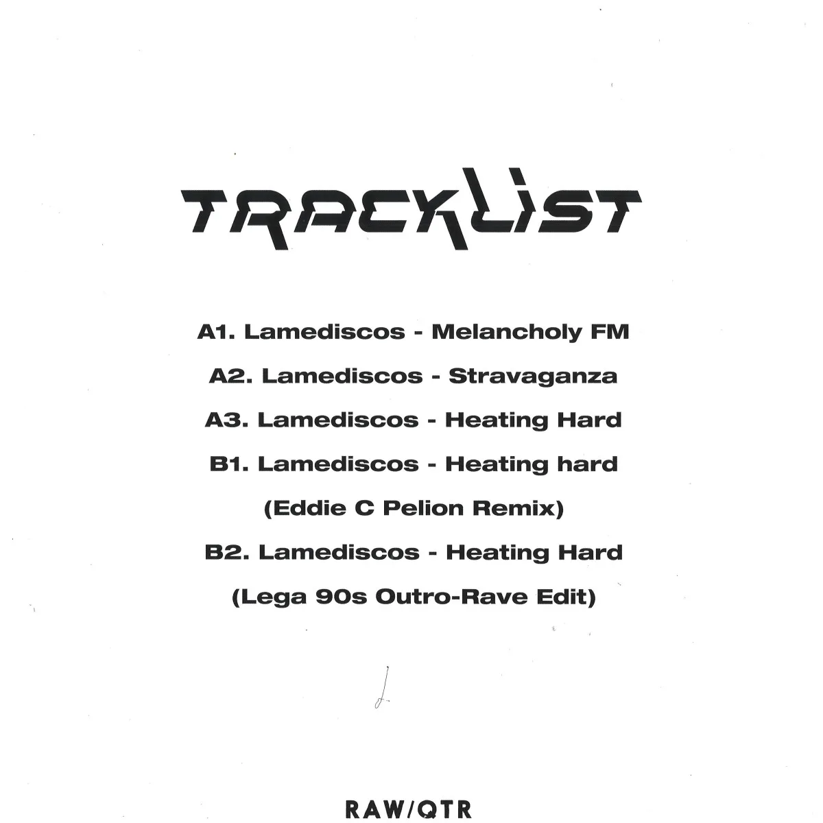 Back cover — Lamediscos — Heating Hard