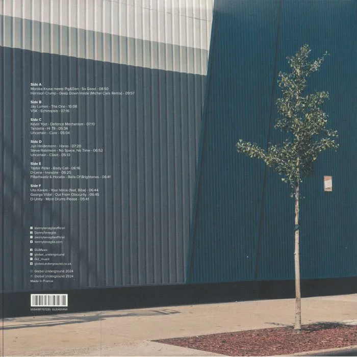 Back cover — Danny Tenaglia — Global Underground #45 Brooklyn Vol 2 (3x12")