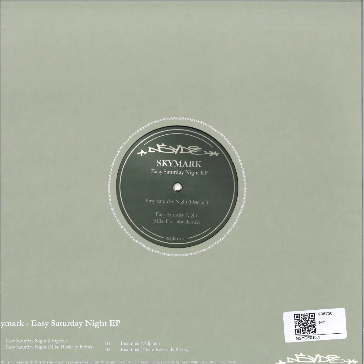 Back cover — Skymark — Easy Saturday Night
