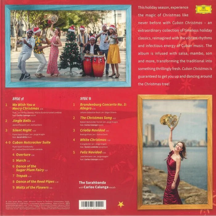 Обратная сторона обложки — Sarah WILLIS / THE SARAHBANDA — Cuban Christmas