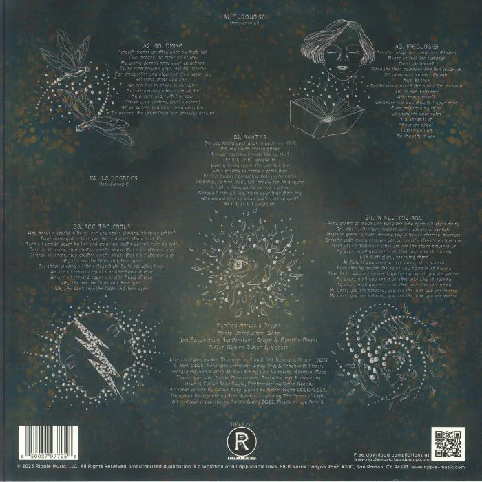Обратная сторона обложки — COLOUR HAZE — Scared