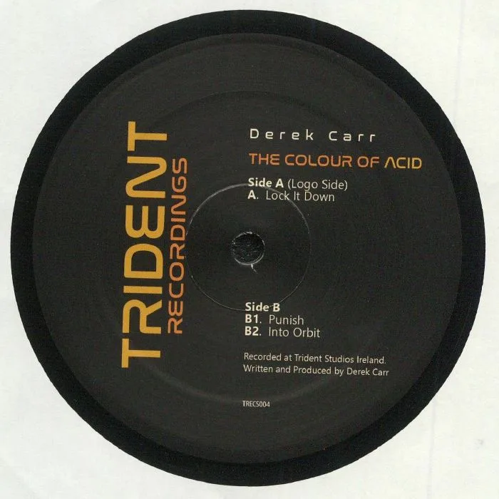 Обратная сторона обложки — Derek CARR — The Colour Of Acid EP