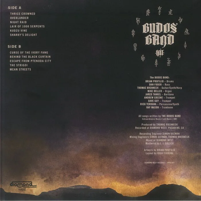 Back cover — The BUDOS BAND — VII