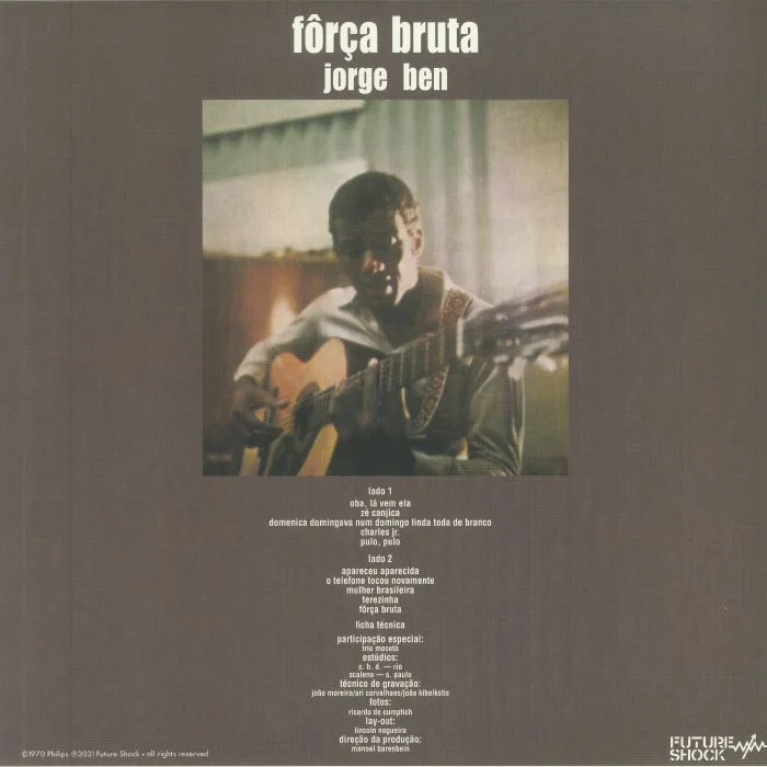 Обратная сторона обложки — JORGE BEN — Forca Bruta (reissue)