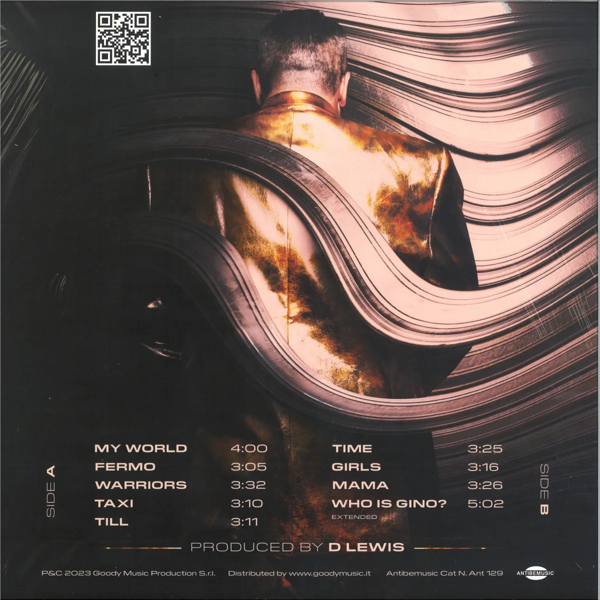 Обратная сторона обложки — D LEWIS — Bouncer LP