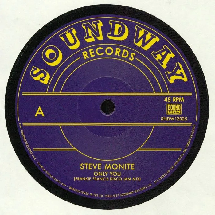 Лицевая сторона обложки — Steve MONITE / TABU LEY ROCHEREAU — Only You