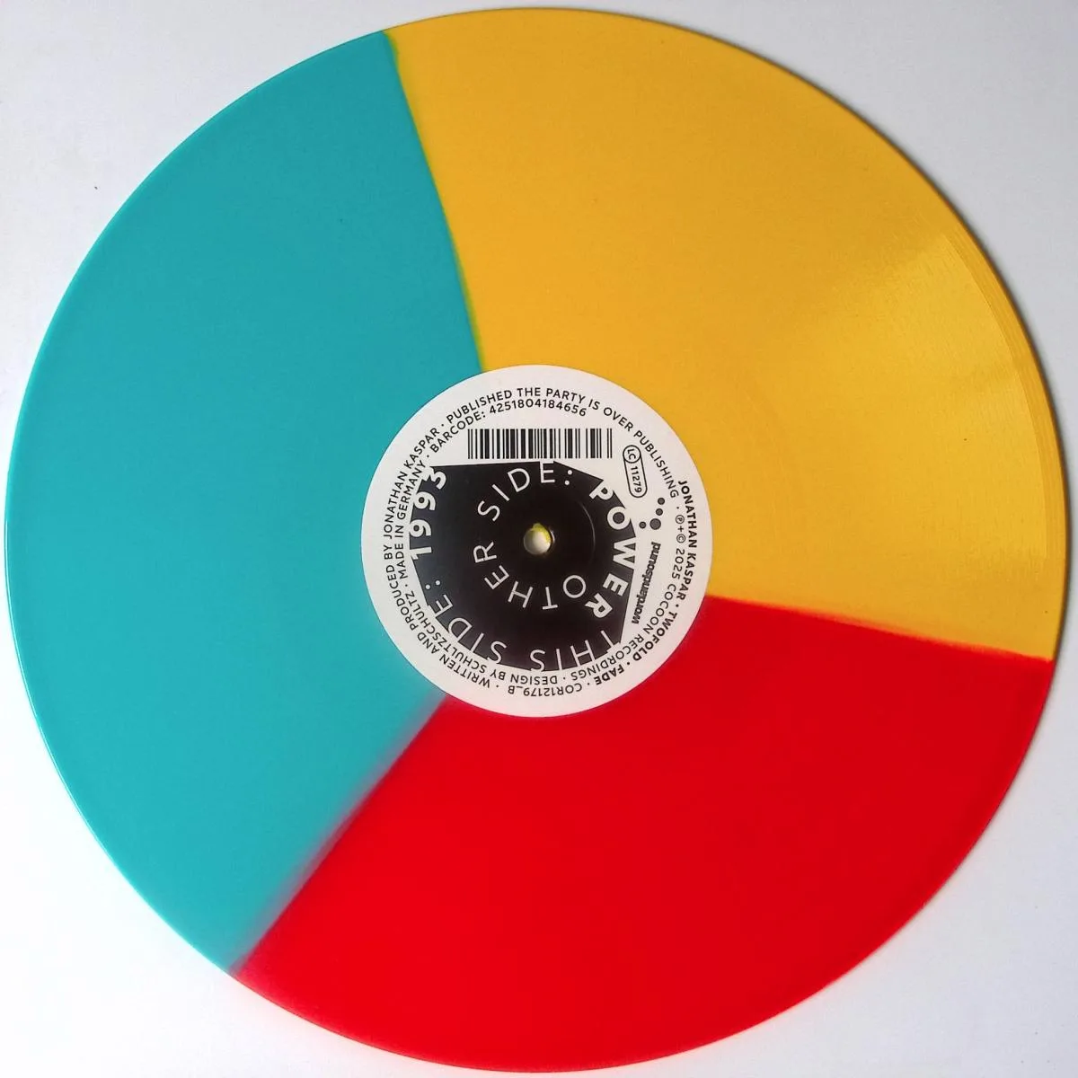 Back cover — Jonathan Kaspar — Twofold – Fade (Ltd Coloured Vinyl)