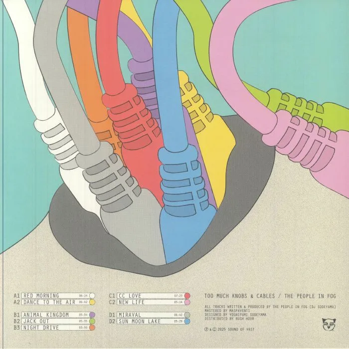 Back cover — The PEOPLE IN FOG — Too Much Knobs & Cables