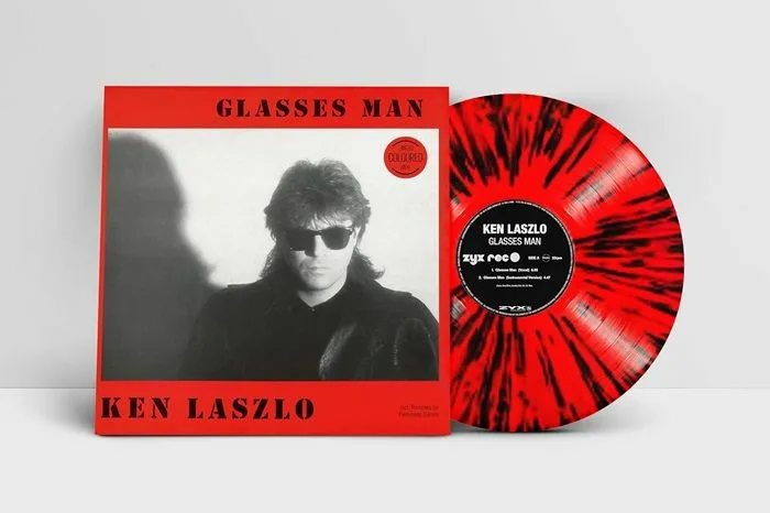 Лицевая сторона обложки — Ken LASZLO — Glasses Man (reissue)