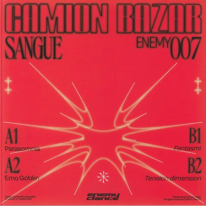 Back cover — CAMION BAZAR — Sangue