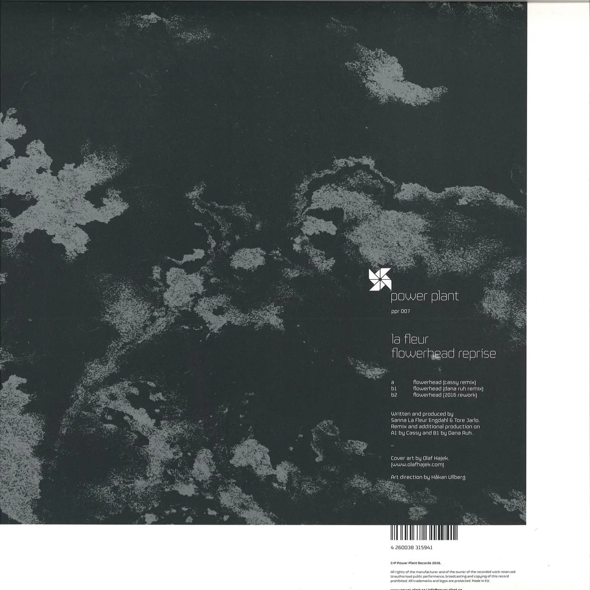 Back cover — La Fleur — Flowerhead Reprise