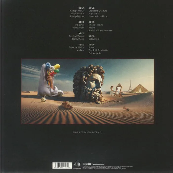 Back cover — DREAM THEATER — Quarantieme: Live A Paris (Deluxe Edition)