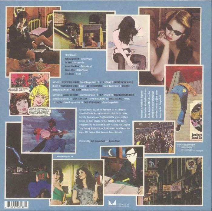 Обратная сторона обложки — The BOYS — Alternative Chartbusters (reissue)