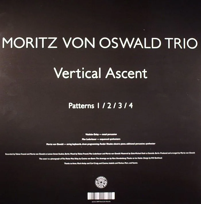 Обратная сторона обложки — MORITZ VON OSWALD TRIO — Vertical Ascent