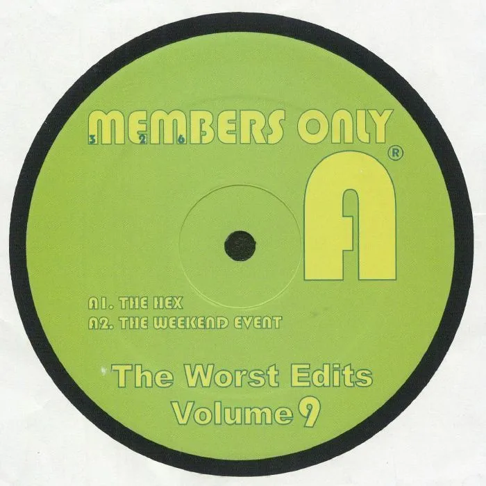 Front cover — MEMBERS ONLY — The Worst Edits Volume 9