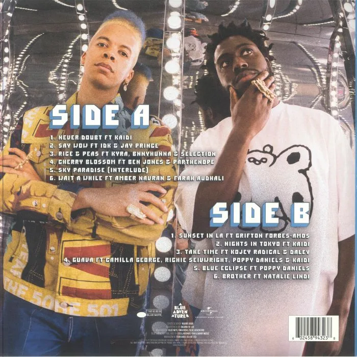 Back cover — BLUE LAB BEATS — Blue Eclipse